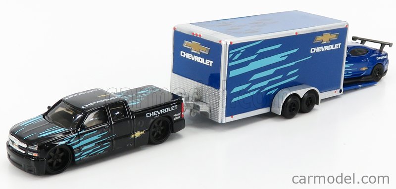 CHEVROLET - PICK-UP WITH TRAILER + CAMARO N 17 RACING 2019