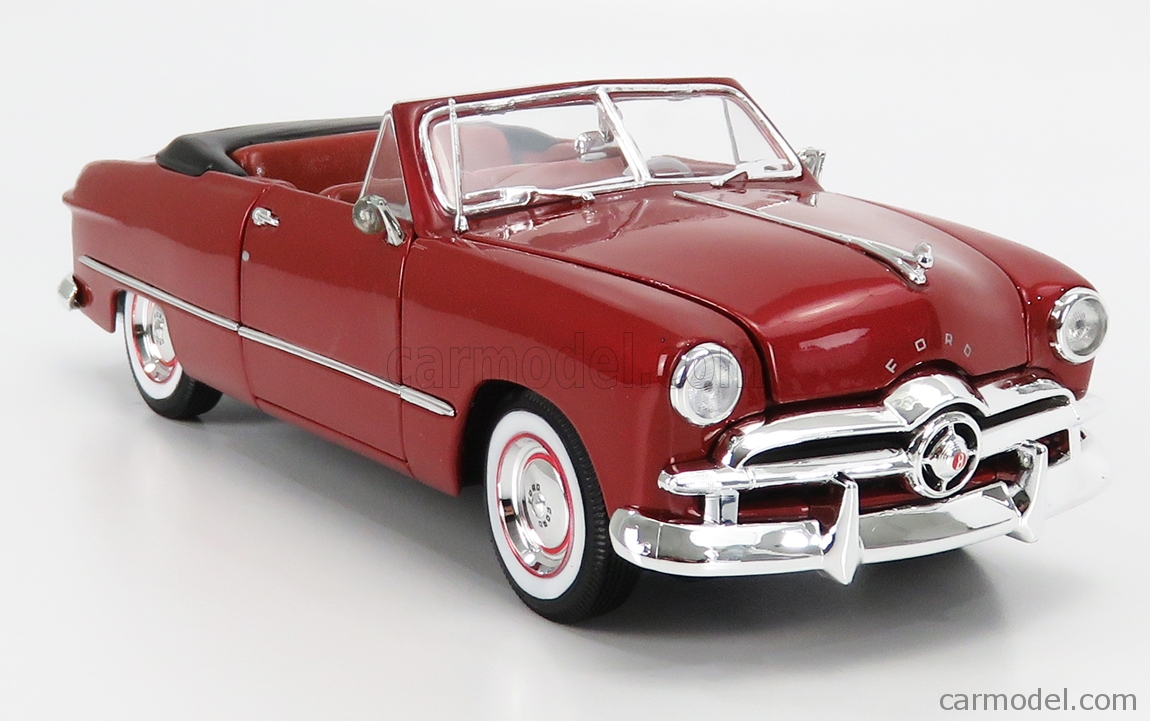 MAISTO 31682R Scale 1/18 | FORD USA CABRIOLET OPEN 1949 RED MET