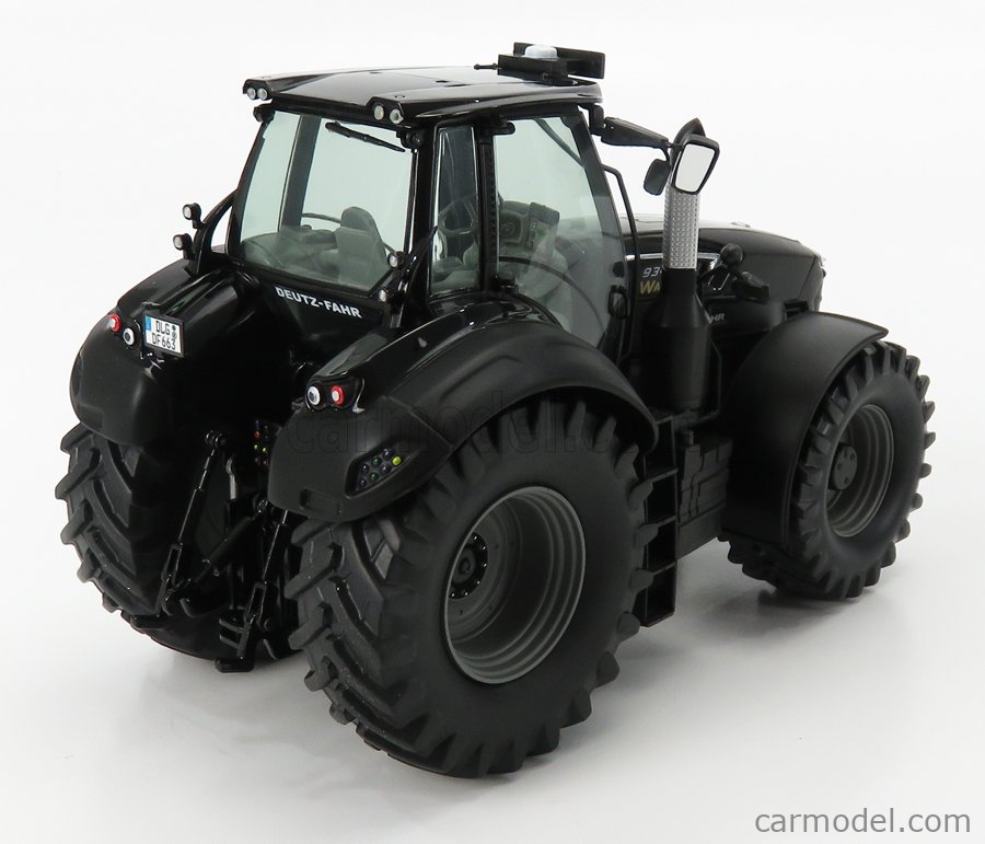 Schuco 450777600 Deutz-Fahr 9340 Warrior Agribumper Tractor Black Model Car Scale 1:32