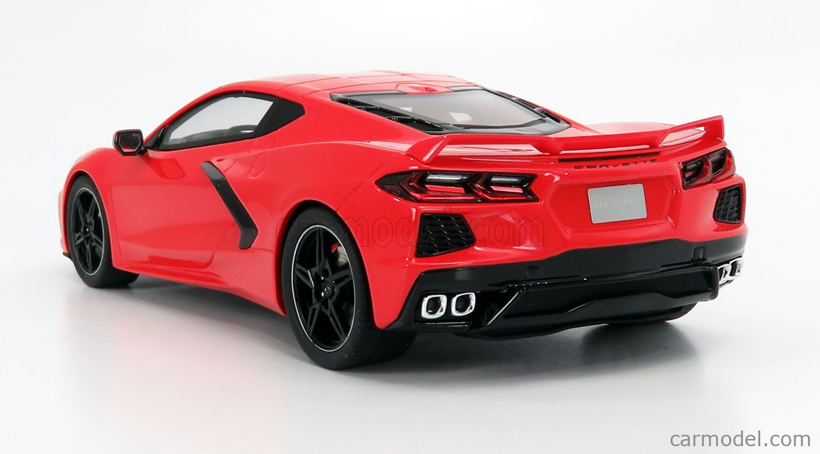 GT-SPIRIT US028 Scale 1/18 | CHEVROLET CORVETTE C8 2020 RED BLACK