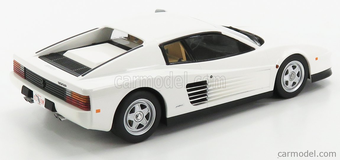 KK Scale Ferrari Testarossa Monospecchio US Version 1984 White 1/18 