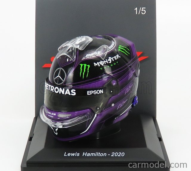 Spark 1/5 Escala Mercedes AMG Petronas Lewis Hamilton 2020 F1 Casco De Campana 