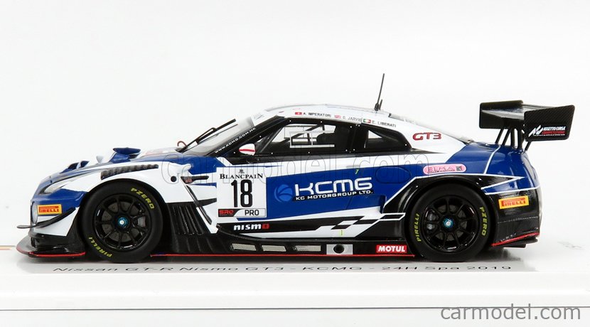 SPARK-MODEL SB262 Scale 1/43 | NISSAN GT-R NISMO GT3 TEAM KCMG N