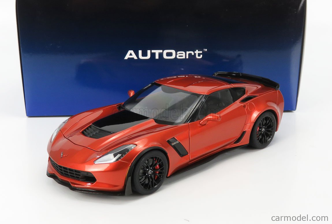 AUTOART 71259 Scale 1/18 | CHEVROLET CORVETTE Z06 C7 COUPE 2014 DAYTONA