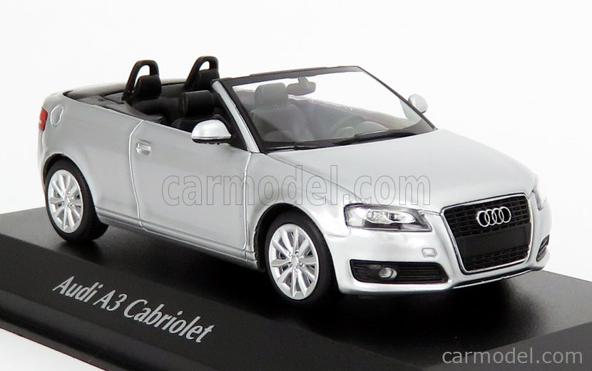 Minichamps A U D I A3 A 3 Convertible Cabriolet Silver 1/43