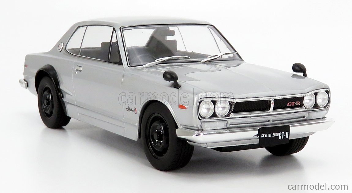 TRIPLE9 T9-1800180 Scale 1/18 | NISSAN SKYLINE GT-R (KPGC10) 1972 SILVER