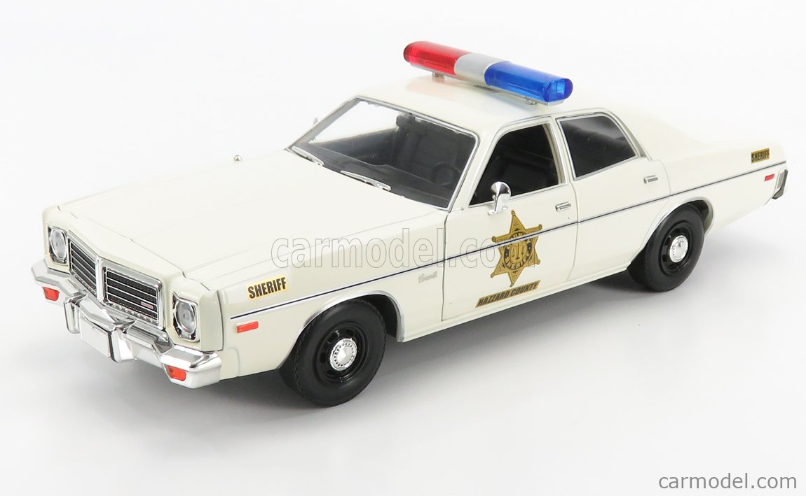 GREENLIGHT 19092 Scale 1/18 | DODGE CORONET 1975 - HAZZARD COUNTY ...