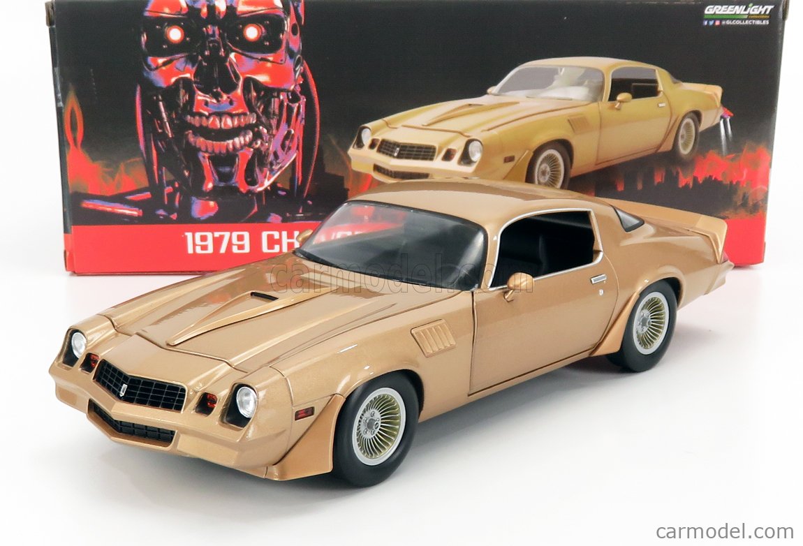 1979 Chevrolet Camaro Z28 Gold Terminator 2 Judgment Day 1991 1/18 Greenlight for sale online 