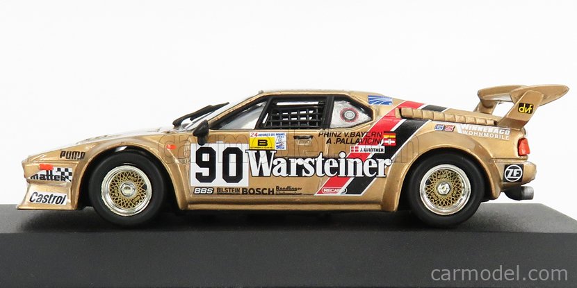 BMW - M1 M88 3.5L TEAM BRUN MOTORSPORT WARSTEINER N 90 24h LE MANS 1983  P.L.VON BAYERN - A.PALLAVICINI - J.WINTHER