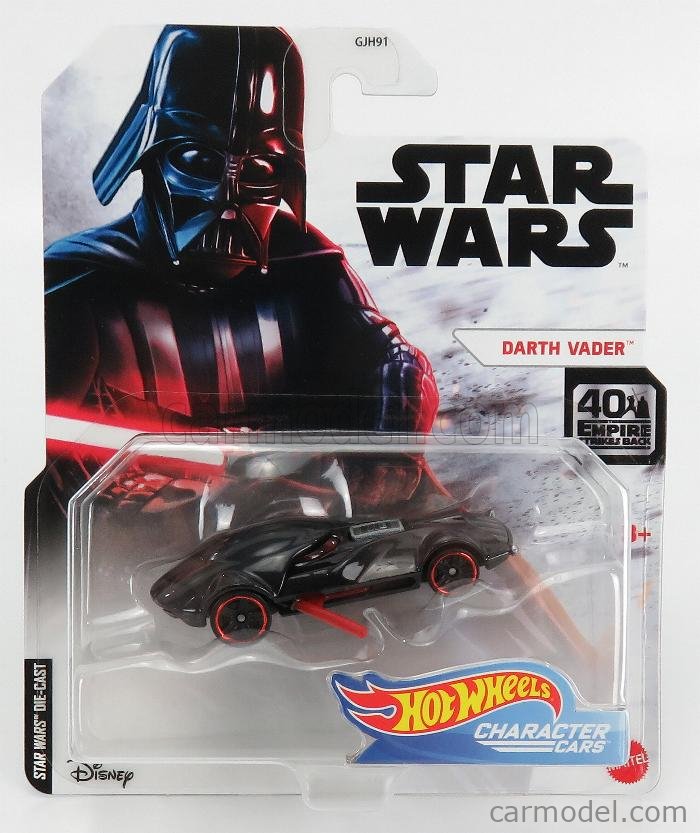 Hot Wheels Star Wars Lightsaber Series Darth Vader Vehicle Mattel FJF89