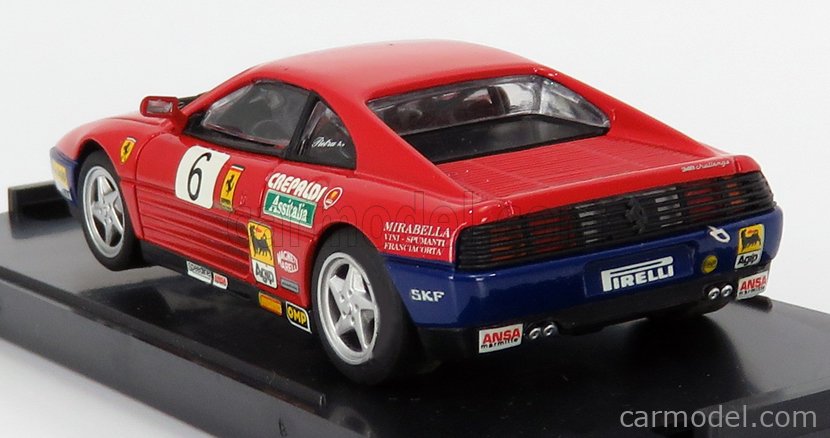 Modèle Réduit 1/43 Ferrari 348 Challenge 93' - BANG N°9316, Décorée Nicolas Buehrer
