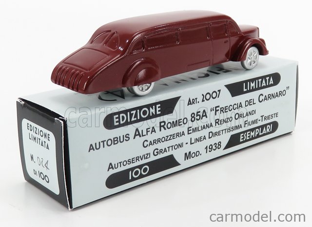 Miniature Alfa Romeo Giulietta Ti 1957 Bleue - Échelle 1:76 Officina-942 - Neuf Sous Boîte