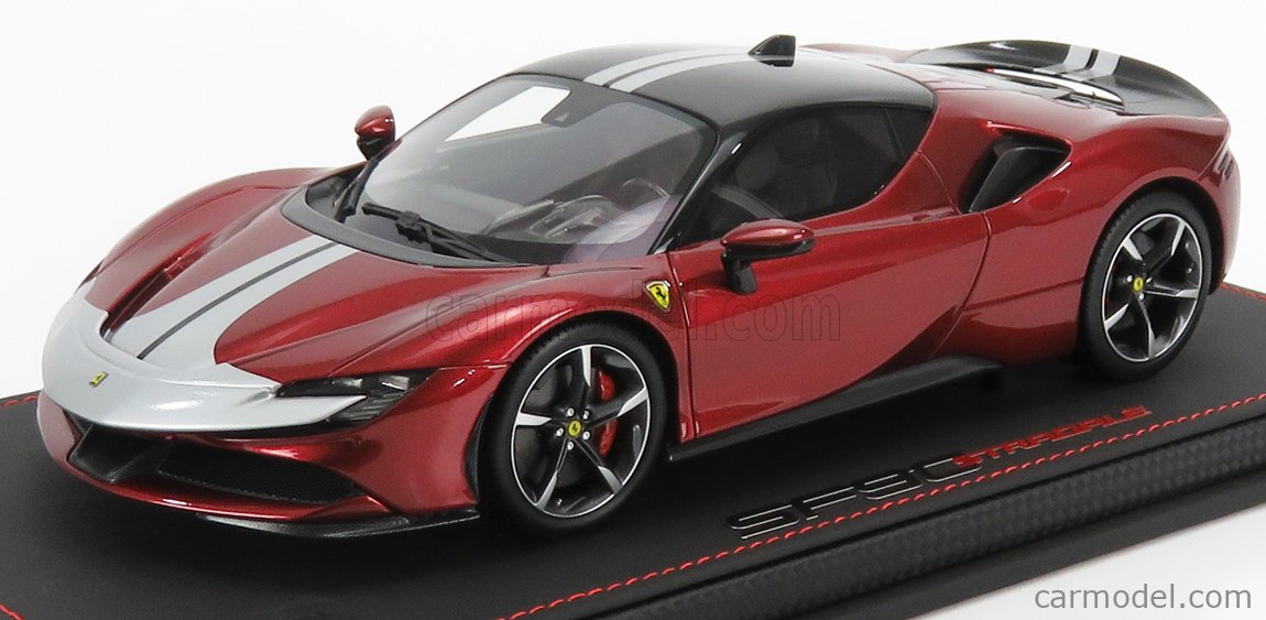 FERRARI - SF90 STRADALE HYBRID 1000hp PACK FIORANO 2019 - CON VETRINA -  WITH SHOWCASE