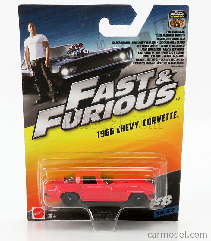 hot wheels fast and furious corvette