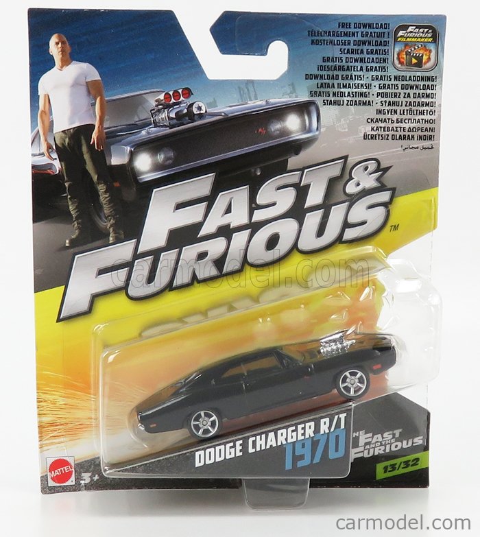Dom's Dodge Charger R/T Black The Fast and the Furious (2001