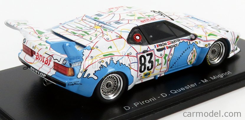 Spark BMW M1 M88 3.5L S6 Team Garage Du Bac N.96 24H Le Mans 1980 1/43