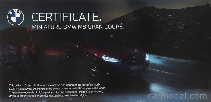 Miniature BMW M8 Coupé 1/12 Edition Limitée