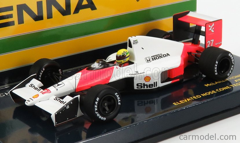 McLAREN - F1 MP4/5B HONDA V10 TEAM MARLBORO N 27 TEST MONZA AYRTON SENNA  1990 WORLD CHAMPION