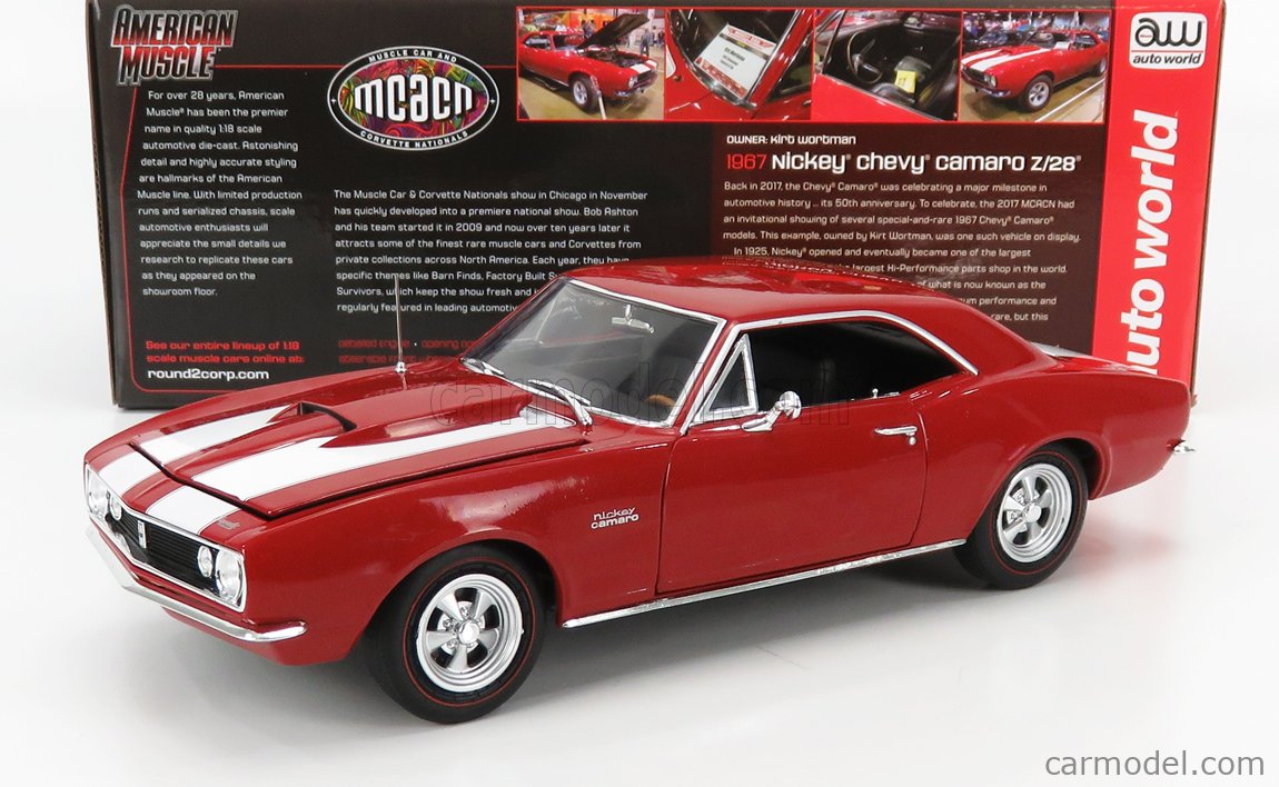 AUTOWORLD 1228/06 Scale 1/18 | CHEVROLET CAMARO Z28 HARD-TOP AUTOWORLD 1228/06 Scale 1/18 | CHEVROLET CAMARO Z28 HARD-TOP