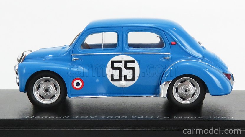 1:43 Renault 4CV 1063 24hr Le Mans (Y.Lesur/A.Briat) 1952 #53 Spark