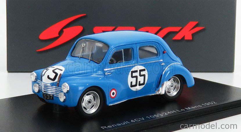 SPARK-MODEL S5226 Scale 1/43 | RENAULT 4CV 1063 TEAM J.LECAT N 55 24h ...