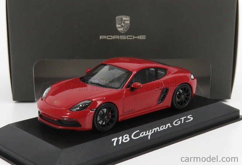 ミニチャンプス　ポルシェ　981 ケイマン　GTS 1/43 ミニカー　レッド ミニチャンプス ポルシェ 981 ケイマン GTS 1/43 ミニカー レッド