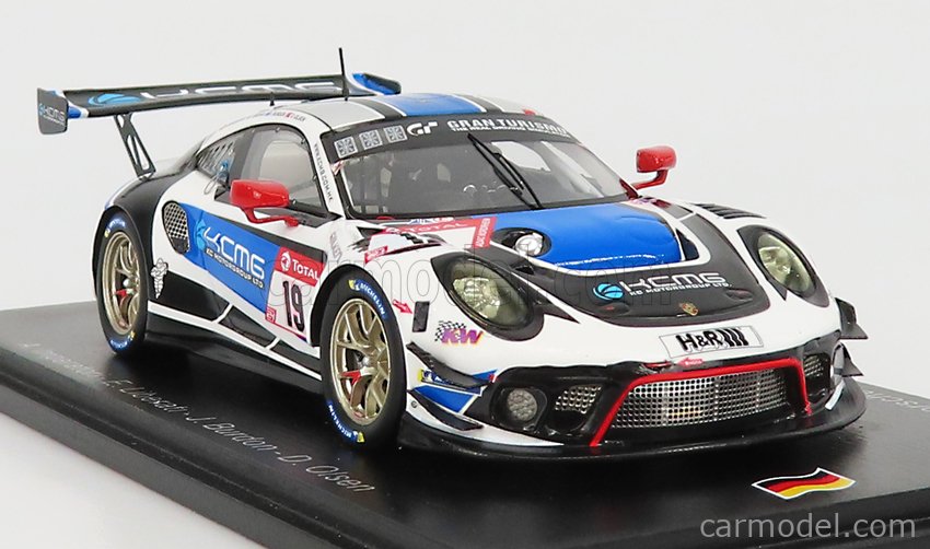 SPARK-MODEL SG708 Escala 1/43 | PORSCHE 911 991-2 GT3 R TEAM KCMG N 19 ...