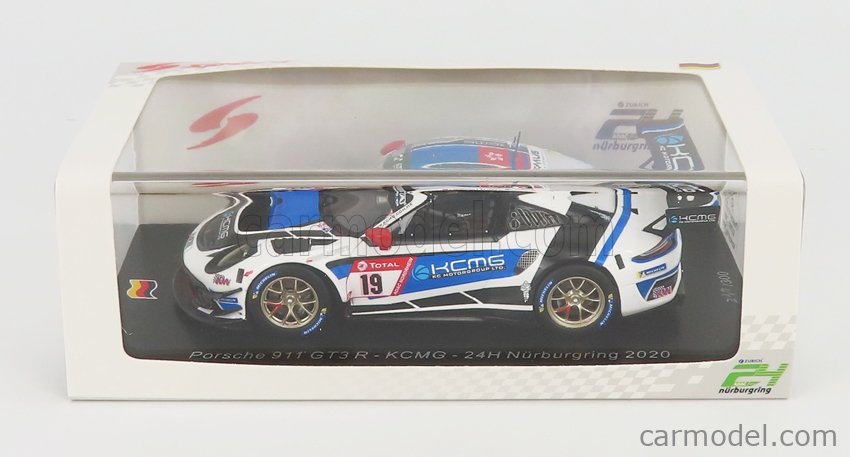 SPARK-MODEL SG708 Scale 1/43 | PORSCHE 911 991-2 GT3 R TEAM KCMG N 19 ...