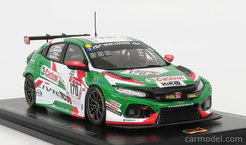 SPARK-MODEL SG697 Scale 1/43 | HONDA CIVIC TRC TEAM CASTROL N 170 ...