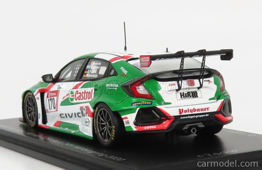 SPARK-MODEL SG697 Scale 1/43 | HONDA CIVIC TRC TEAM CASTROL N 170 ...