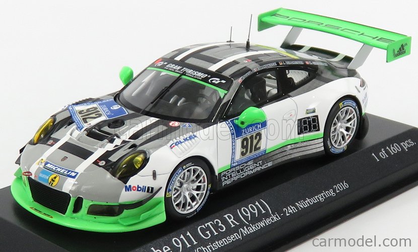 Minichamps 1/43 Porsche ポルシェ 911 (991) GT3 R #911 Manthey