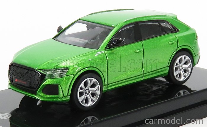 Miniature Paragon 1/64 - Audi RS Q8 Turbo Bleu Métal - Modèle Réduit Voiture