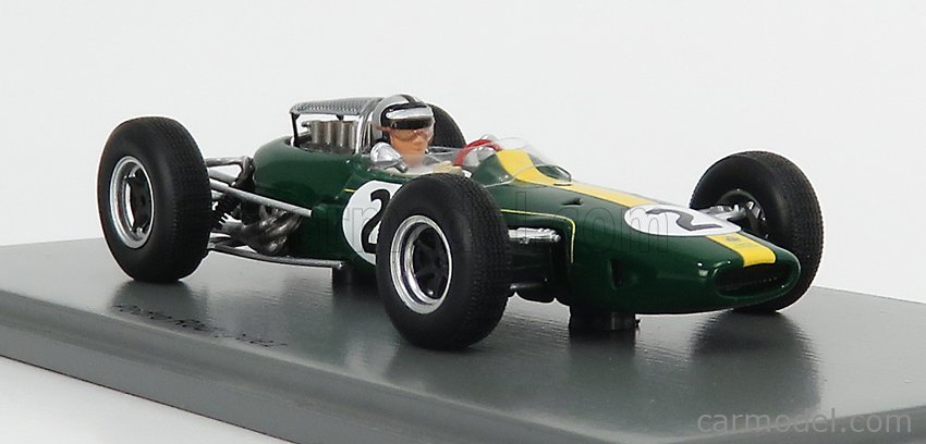 SPARK-MODEL S7294 Масштаб 1/43 | LOTUS F1 33 N 2 FRANCE GP 1966 P.RODRIGUEZ GREEN YELLOW SPARK-MODEL S7294 Масштаб 1/43 | LOTUS F1 33 N 2 FRANCE GP 1966 P.RODRIGUEZ GREEN YELLOW