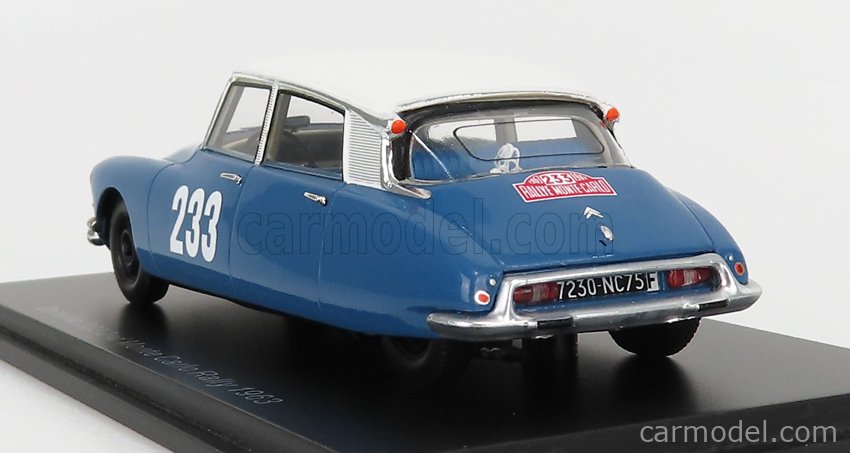 SPARK-MODEL S5531 Scale 1/43 | CITROEN DS19 N 233 2nd RALLY MONTECARLO ...