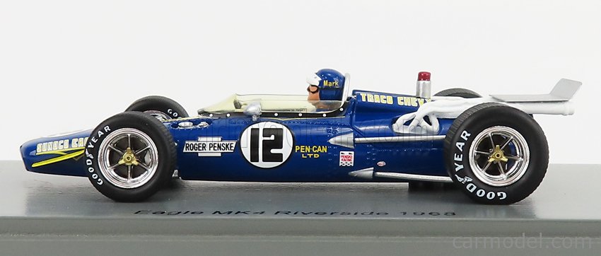 EAGLE - F1 MK4 N 12 RIVERSIDE 1968 M.DONOHUE