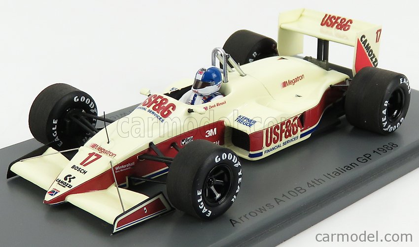 豊富な大得価新品 1/43 スパーク SPARK Arrows A10B No.18 3rd Italian GP 1988 Eddie Cheever アロウズ　チーバー　F1 レーシングカー