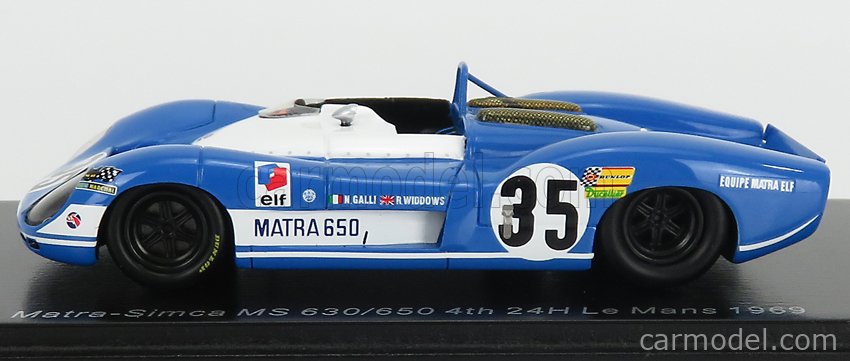 Spark S3549 1/43 MATRA-SIMCA MS 630/650 #35 24H LE MANS 1969