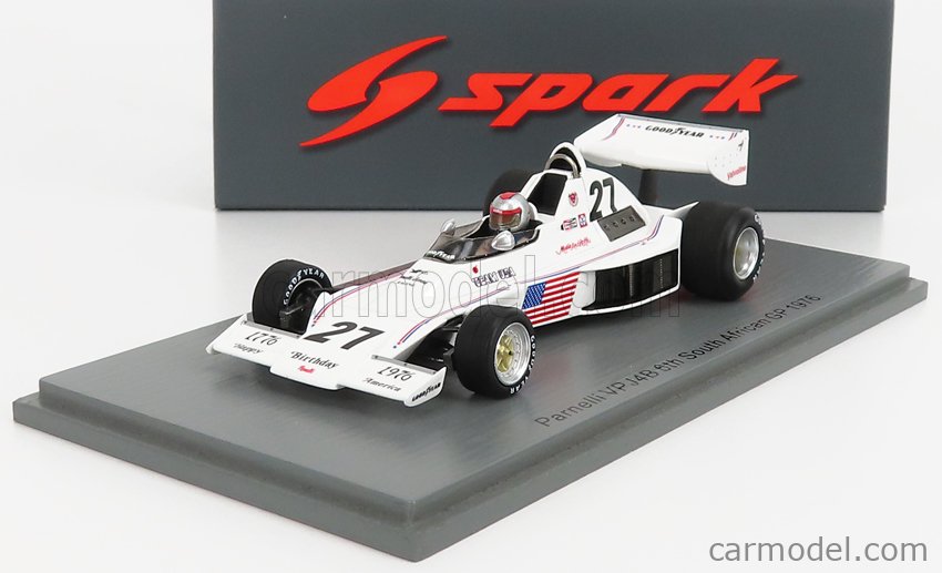 SPARK-MODEL S1893 Scale 1/43 | PARNELLI F1 VPJ4 N 27 SOUTH AFRICAN GP ...