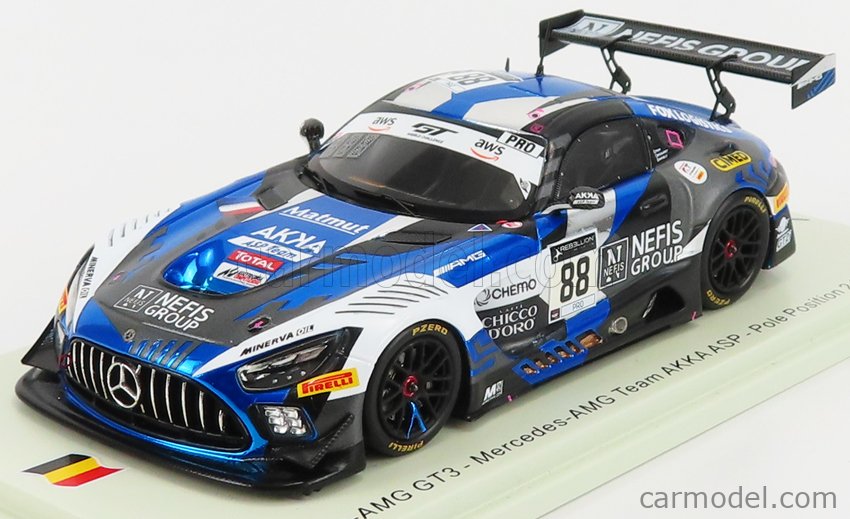 人気激安 spark ミニカー 2020 #88 asp akka evo GT3 AMG ミニカー 