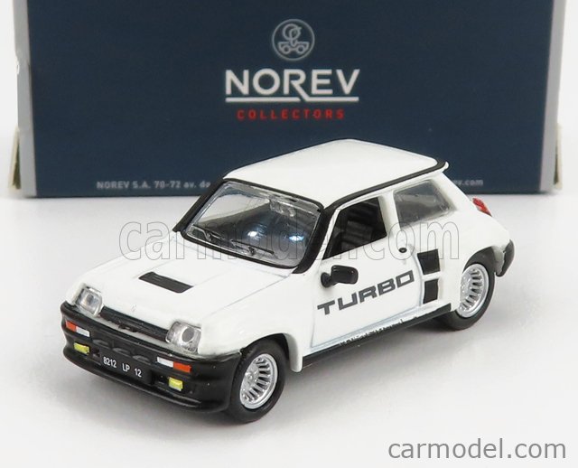 NOREV 510526 Scale 1/87 | RENAULT R5 TURBO 1980 WHITE