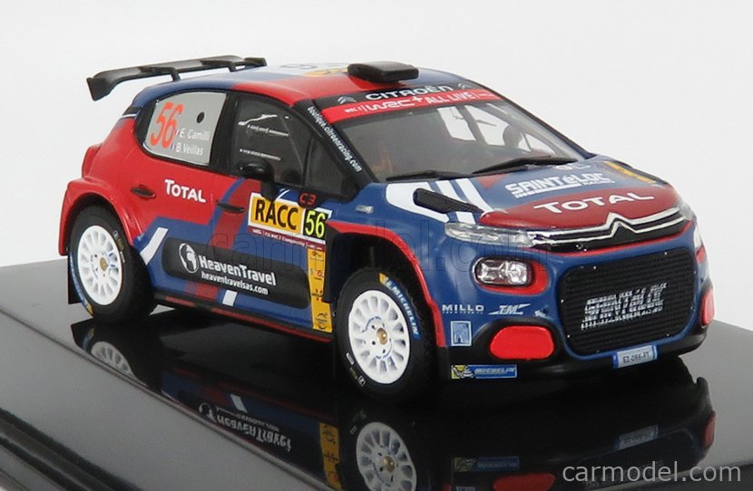 IXO 1/43 Citroën C3 R5 N°56 – Rallye Catalogne 2019 – Camilli & Veillas – RAM739