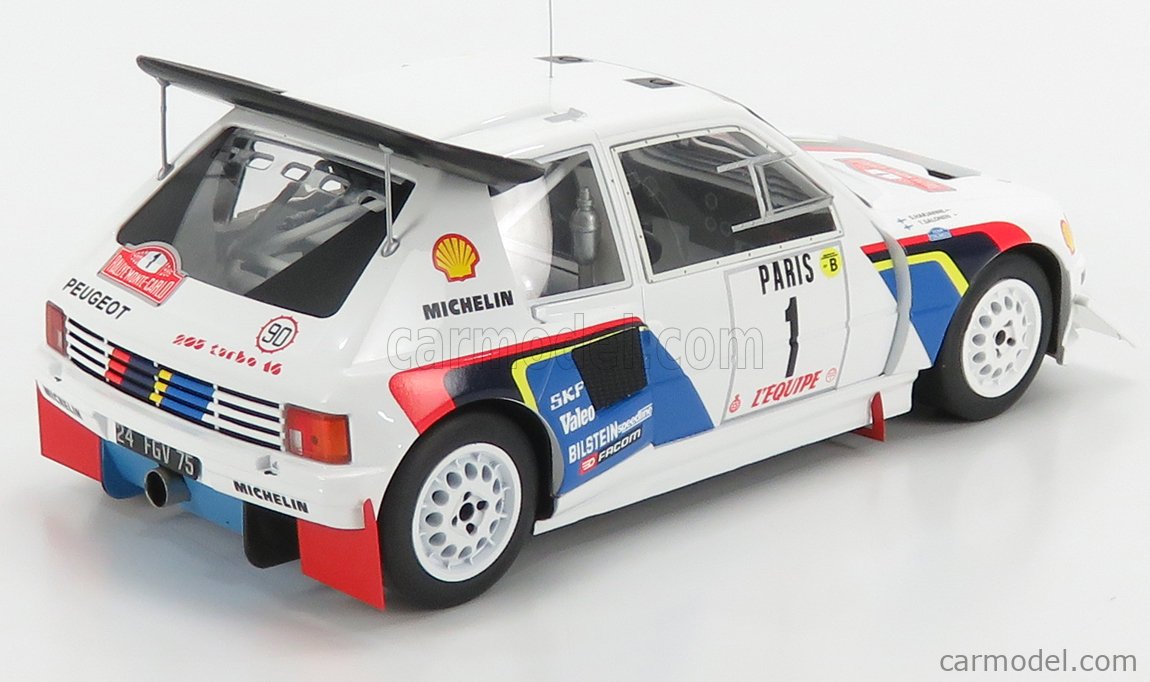 IXO-MODELS 18RMC049A Scale 1/18 | PEUGEOT 205 TURBO 16 EVO2 N 1 2nd ...