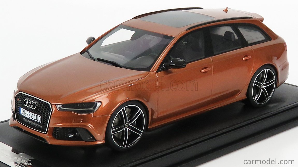 MOTORHELIX MH012AB Scale 1/18 | AUDI A6 RS6 AVANT 2017 COPPER MET