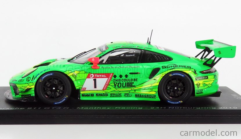 SPARK-MODEL SG556 Масштаб 1/43 | PORSCHE 911 991-2 GT3 R TEAM MANTHEY ...