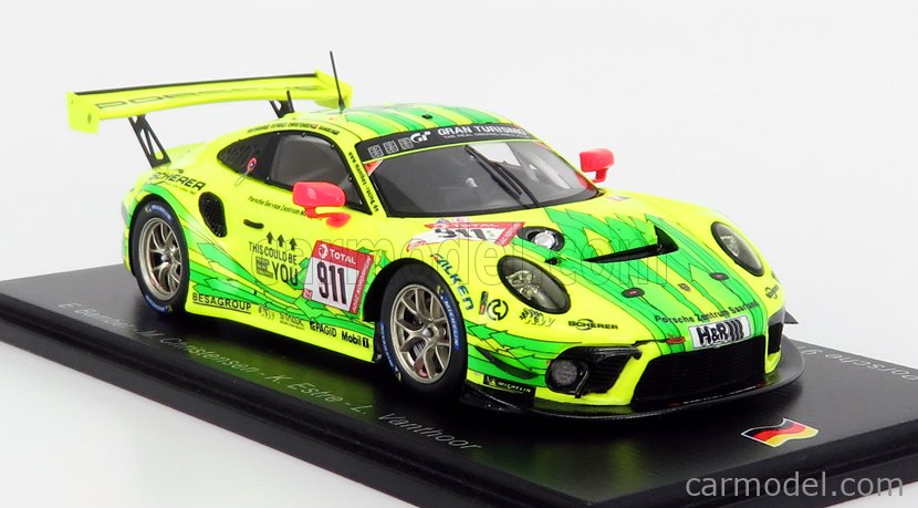 SPARK-MODEL SG521 Scale 1/43 | PORSCHE 911 991-2 GT3 R TEAM MANTHEY ...