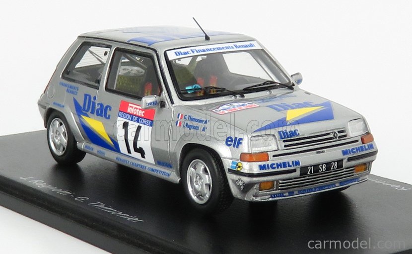 1/43 Renault 11 Turbo No.3 Rally Monte Carlo 1987 J. Ragnotti - G