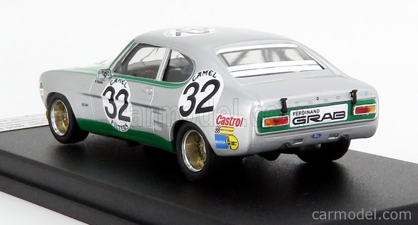 Modellino Spark 1/43 Ford Capri 2600 RS 24h Spa 1971 No.21 Mass / Birell &ndash; Trofeu Resina