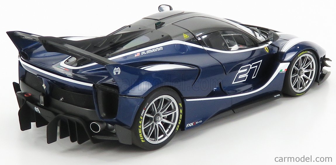 BBR 1:18 scale Ferrari FXX K Evo #27 Tour de France Blue