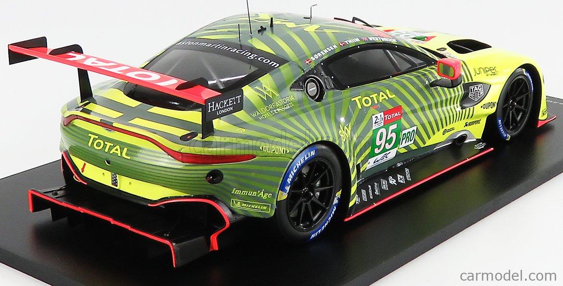 Miniature Spark 1/43 Aston Martin Vantage AMR N°95 Le Mans 2020 - Résine - NEUF