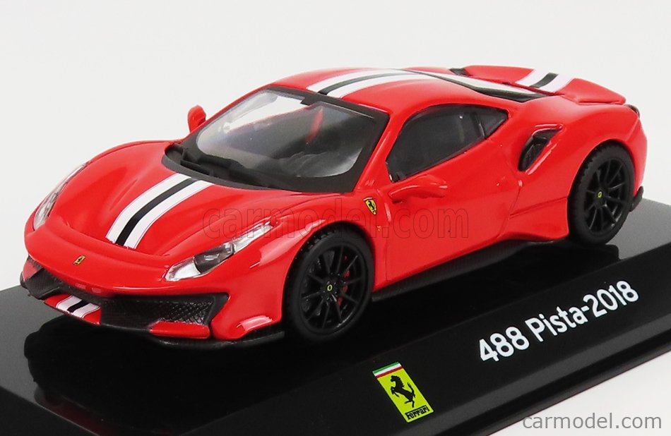 FERRARI 488 PISTA 1:43スケール モデルカー 1/43 スーパーカーコレクションばらし Ferrari 488 Pista 2018